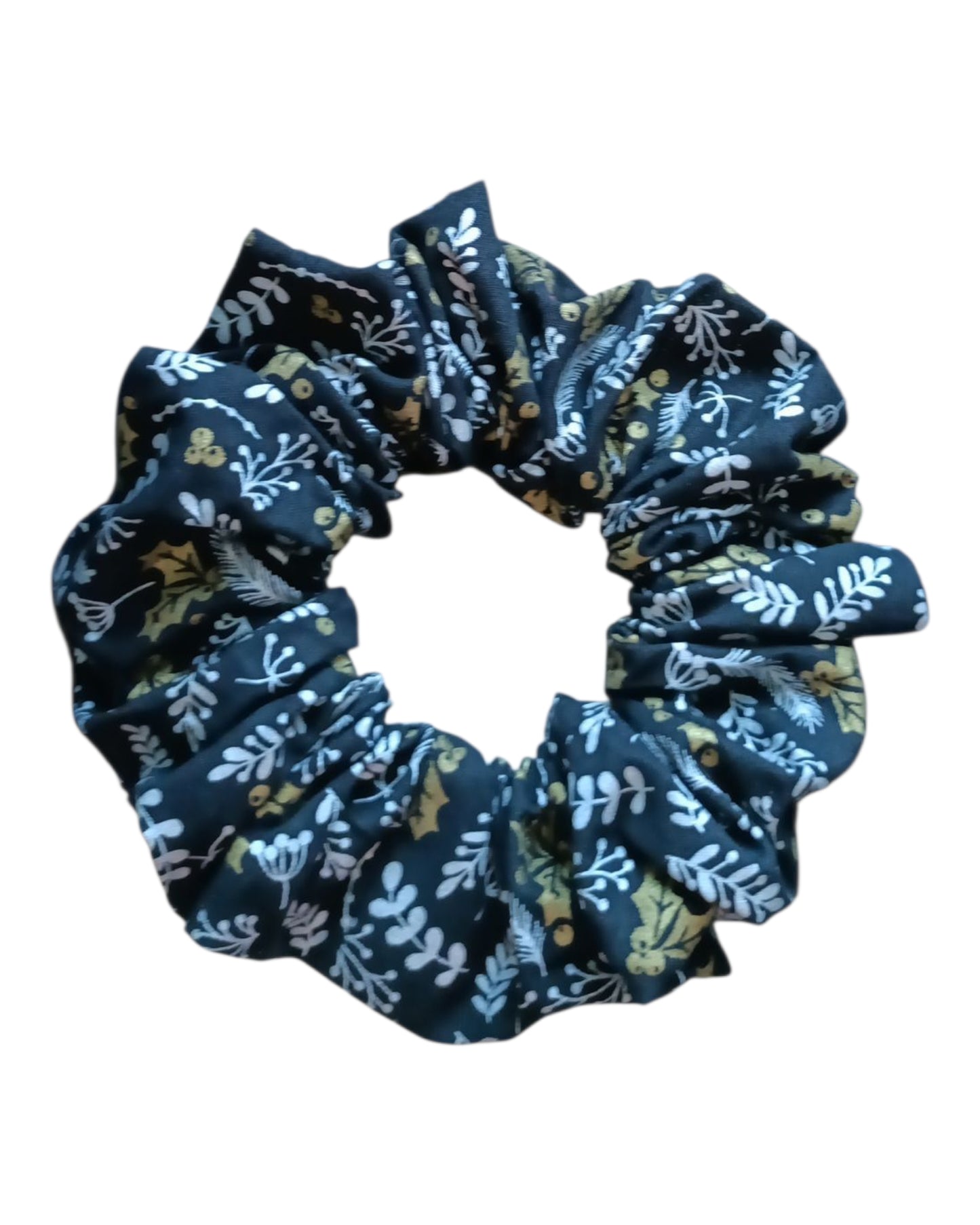 LARGE Xmas Gold & Silver Mistletoe | Black