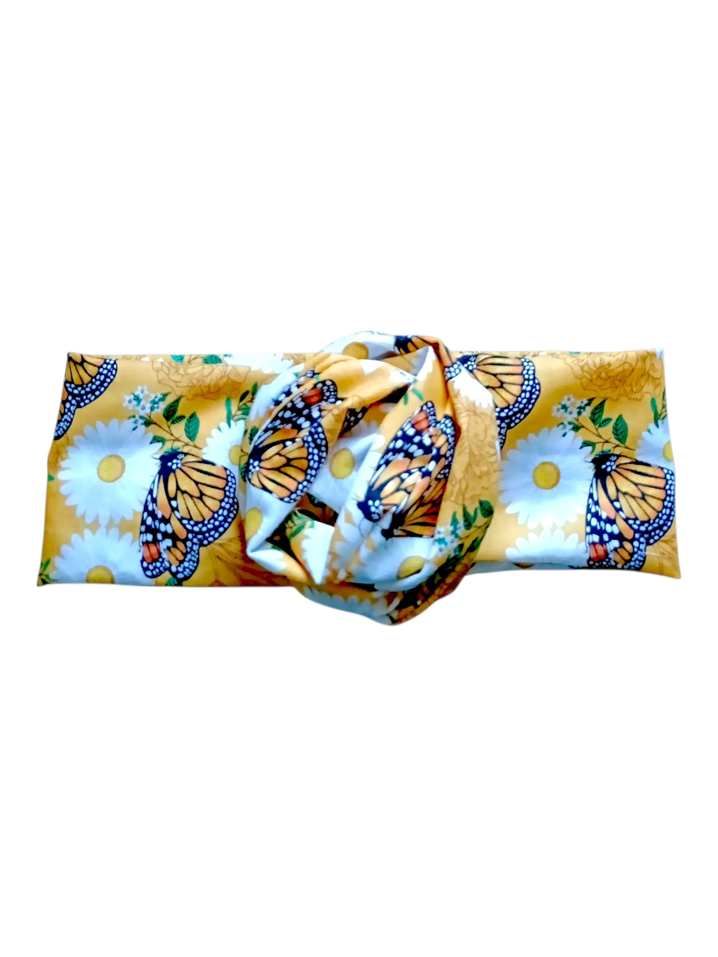 BETTY BOO BANDS™ WIRED HEADWRAP | Monarch Butterflies | Sunshine & Flowers
