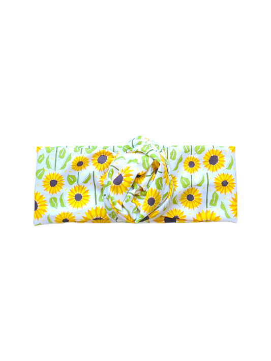 BETTY BOO BANDS™ WIRED HEADWRAP | Sunflower with Stalks