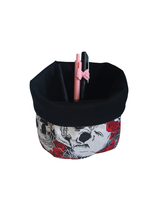 VANITY BUCKET ORGANISERS | Skulls & Roses