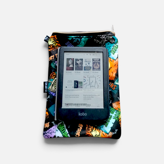 Book & Ebook Sleeve A5/A6 + 2-pen & Mobile Front Pockets | Goosebump Books