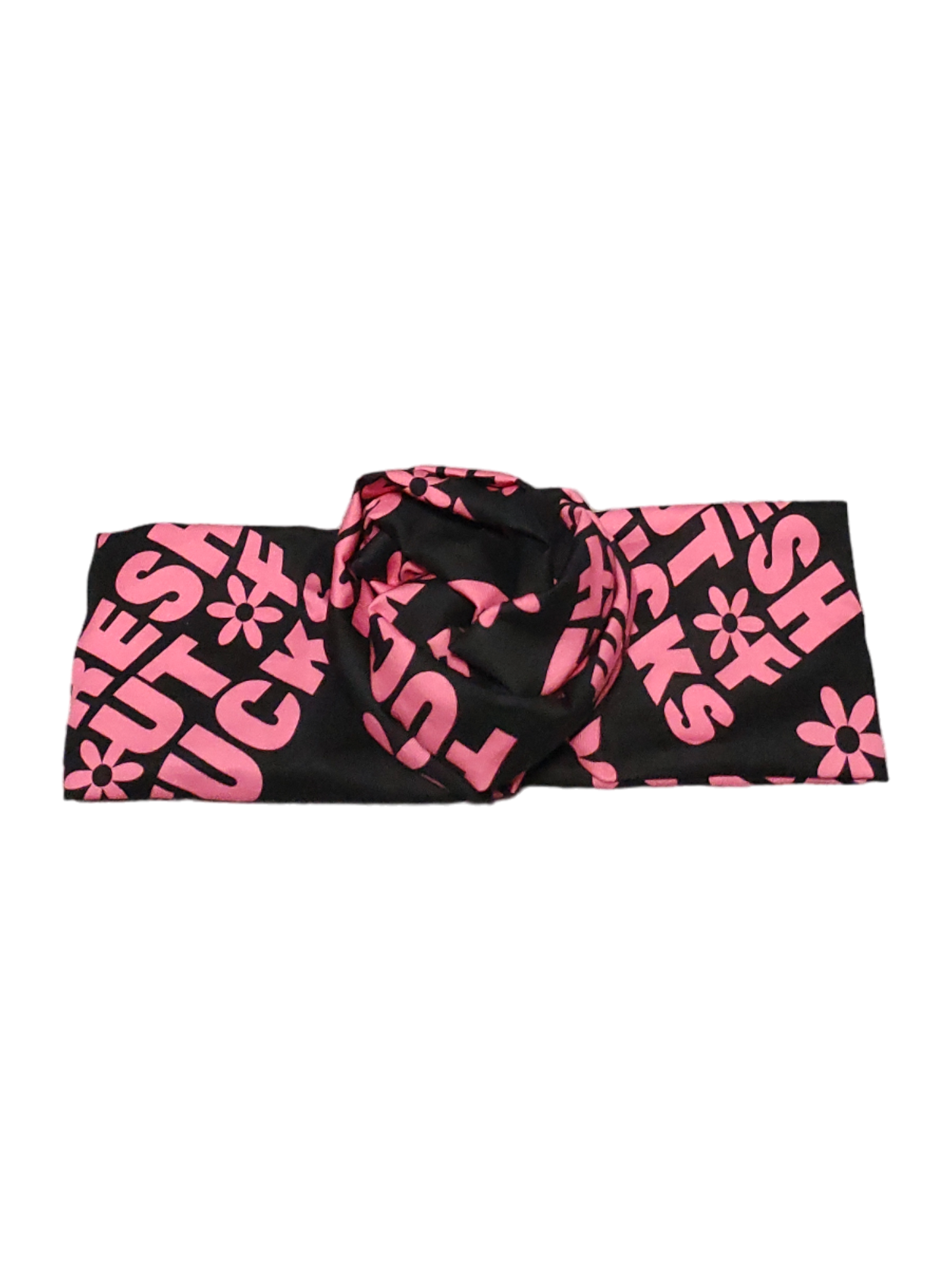 BETTY BOO BANDS™ WIRED HEADWRAP | 18+ Swear Band | Fresh Out of F*cks | Pink