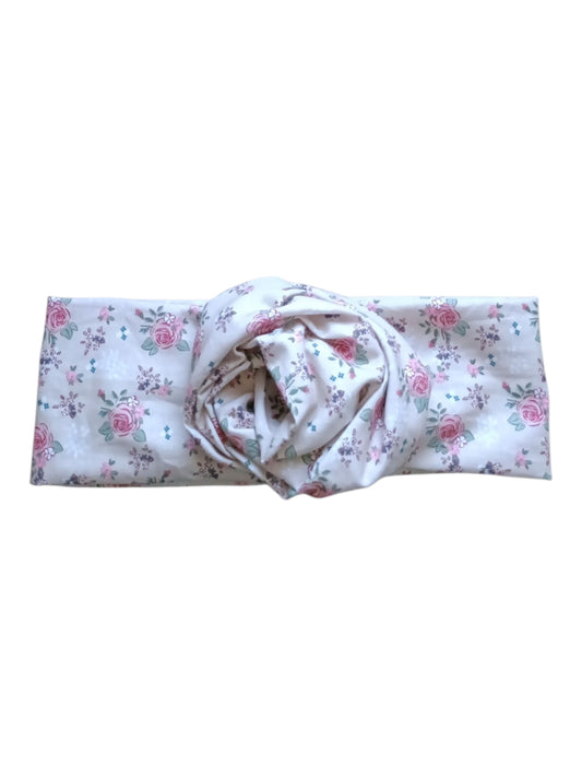 BETTY BOO BANDS™ WIRED HEADWRAP | Vintage Floral | Dusty Pink