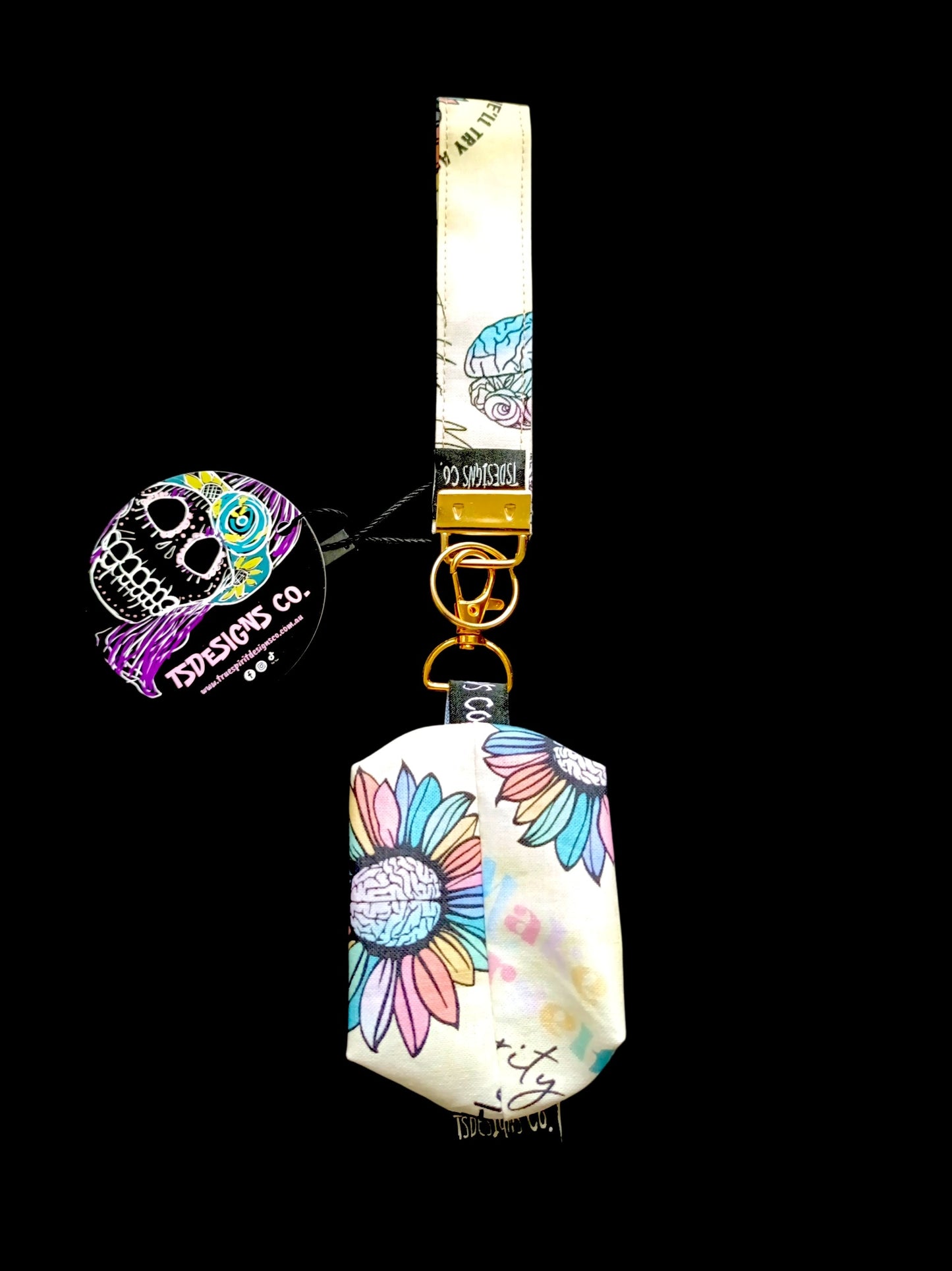 KEY WRISTLET + MINI COIN BAG | Positive Affirmations