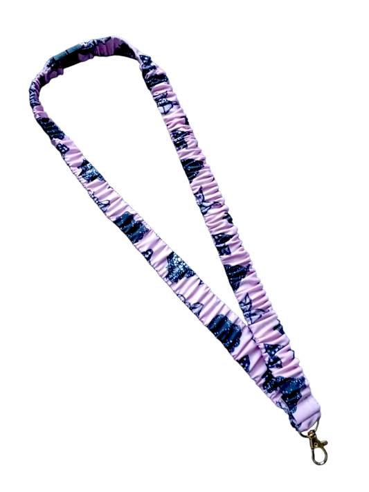 SCRUNCHIE LANYARD | Cute Black Bows
