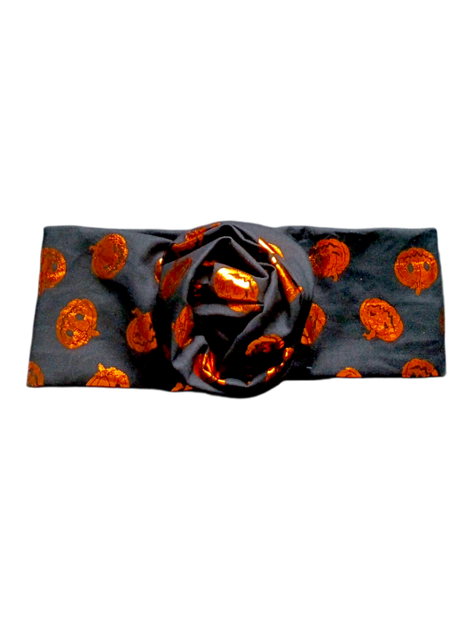BETTY BOO BANDS™ WIRED HEADWRAP | Halloween Shiny Pumpkins