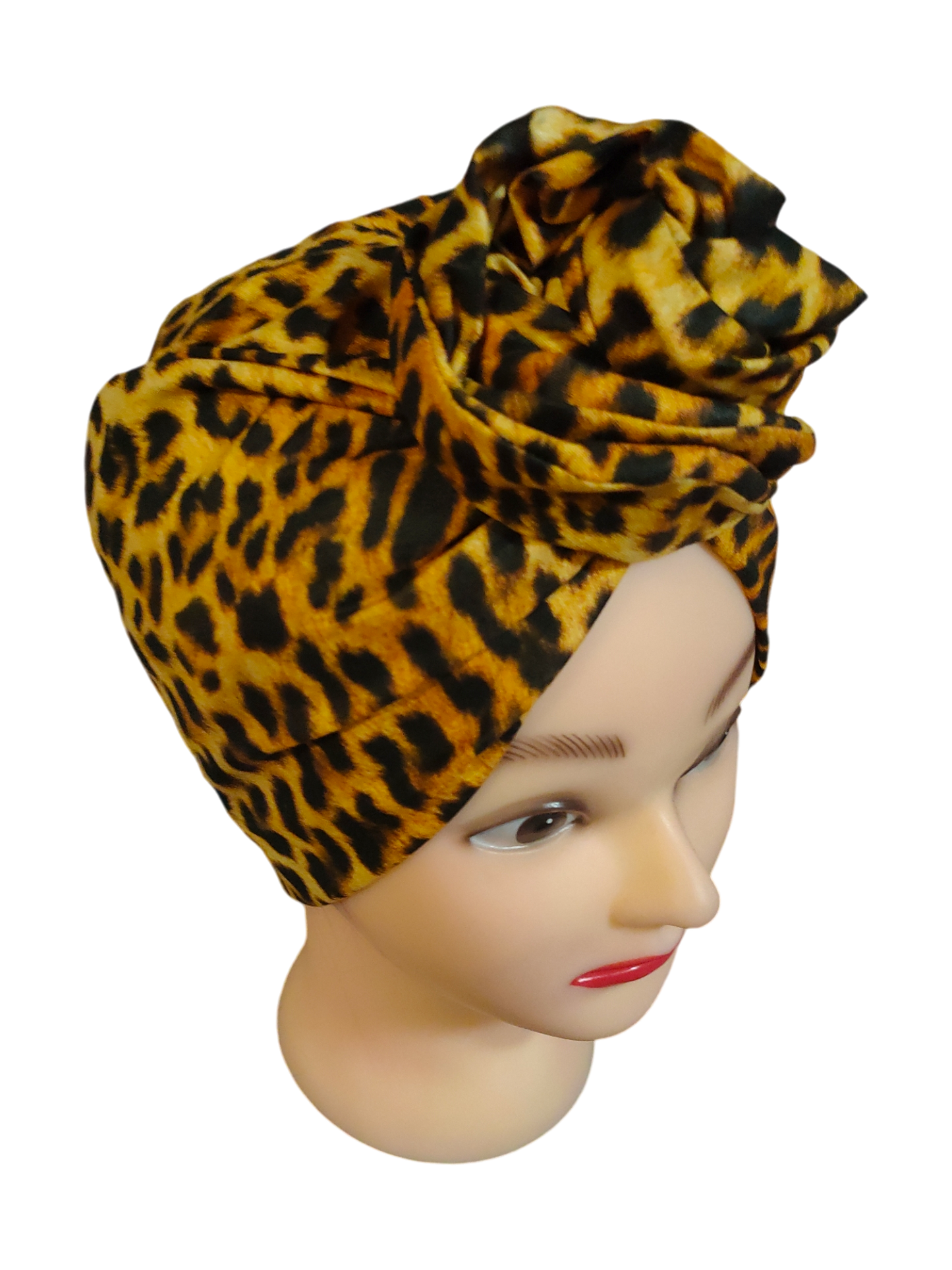 BETTY BOO WIRED TURBAN WRAP | Cheetah