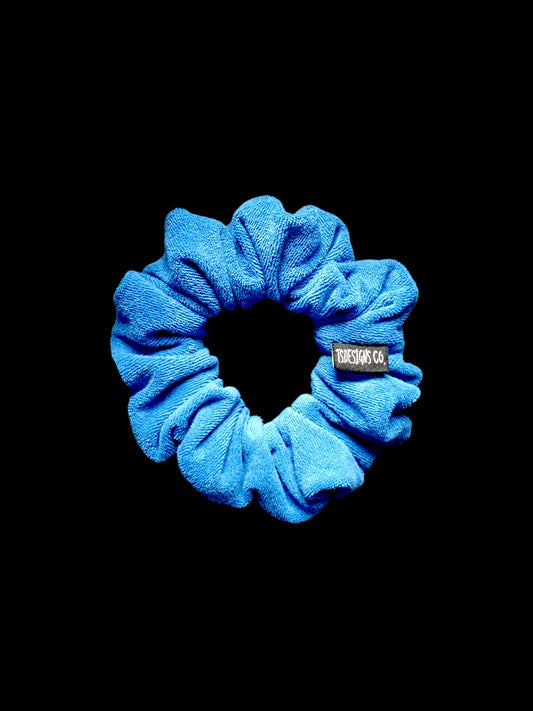 TOWEL SCRUNCHIE | Blue