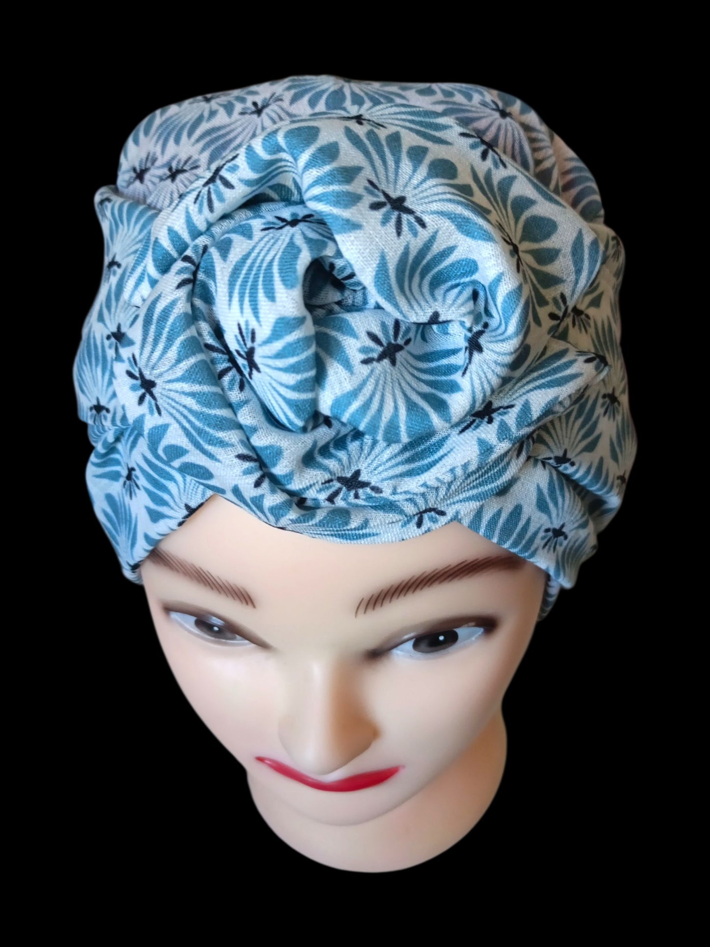 BETTY BOO WIRED TURBAN WRAP | Linen Lotus