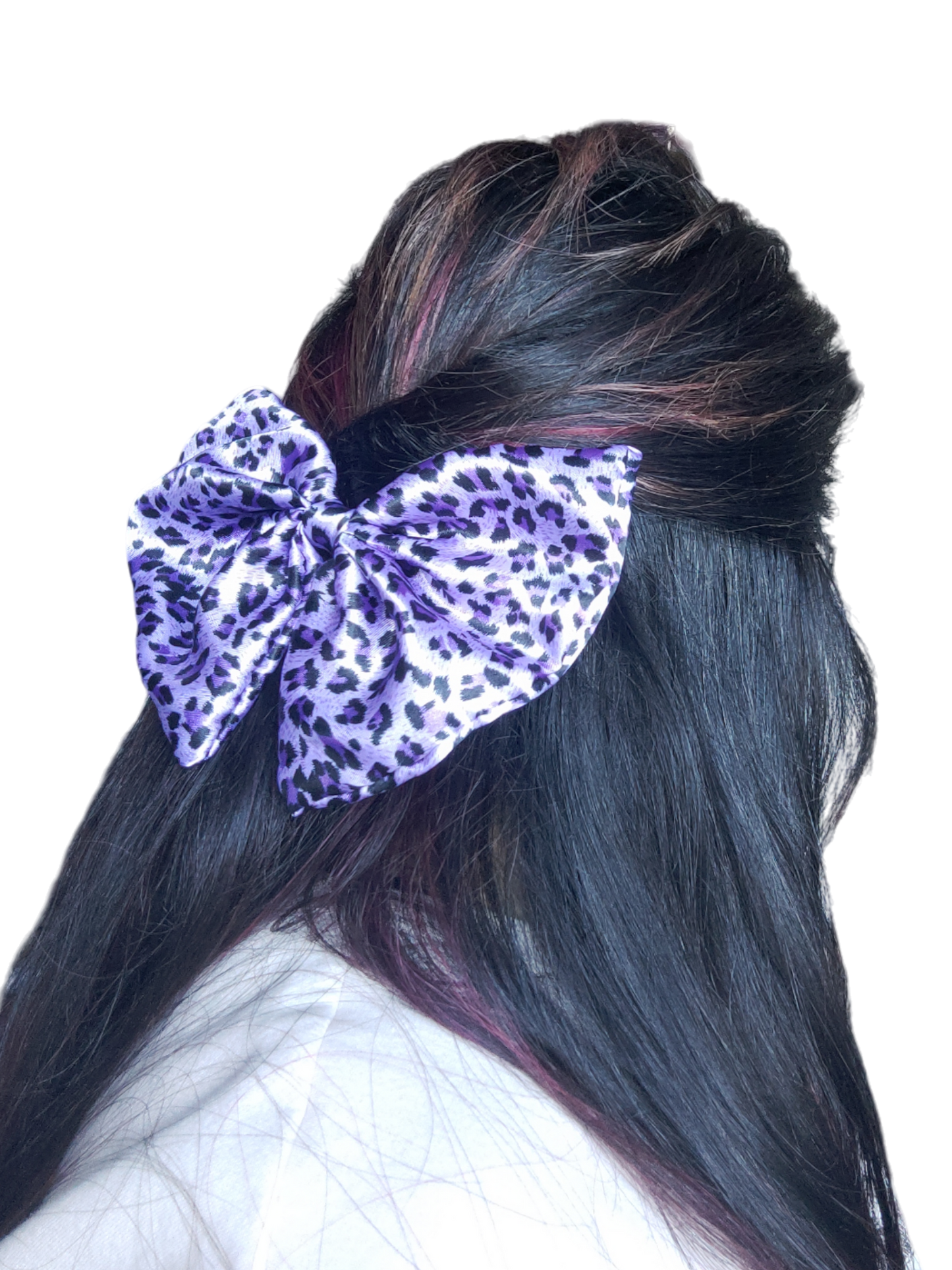 BOWS | XXL SINGLE | Satin Leopard | Purple