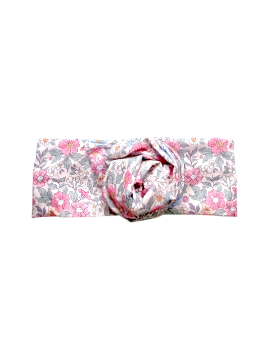 BETTY BOO BANDS™ WIRED HEADWRAP | Poplin Florals | Pink