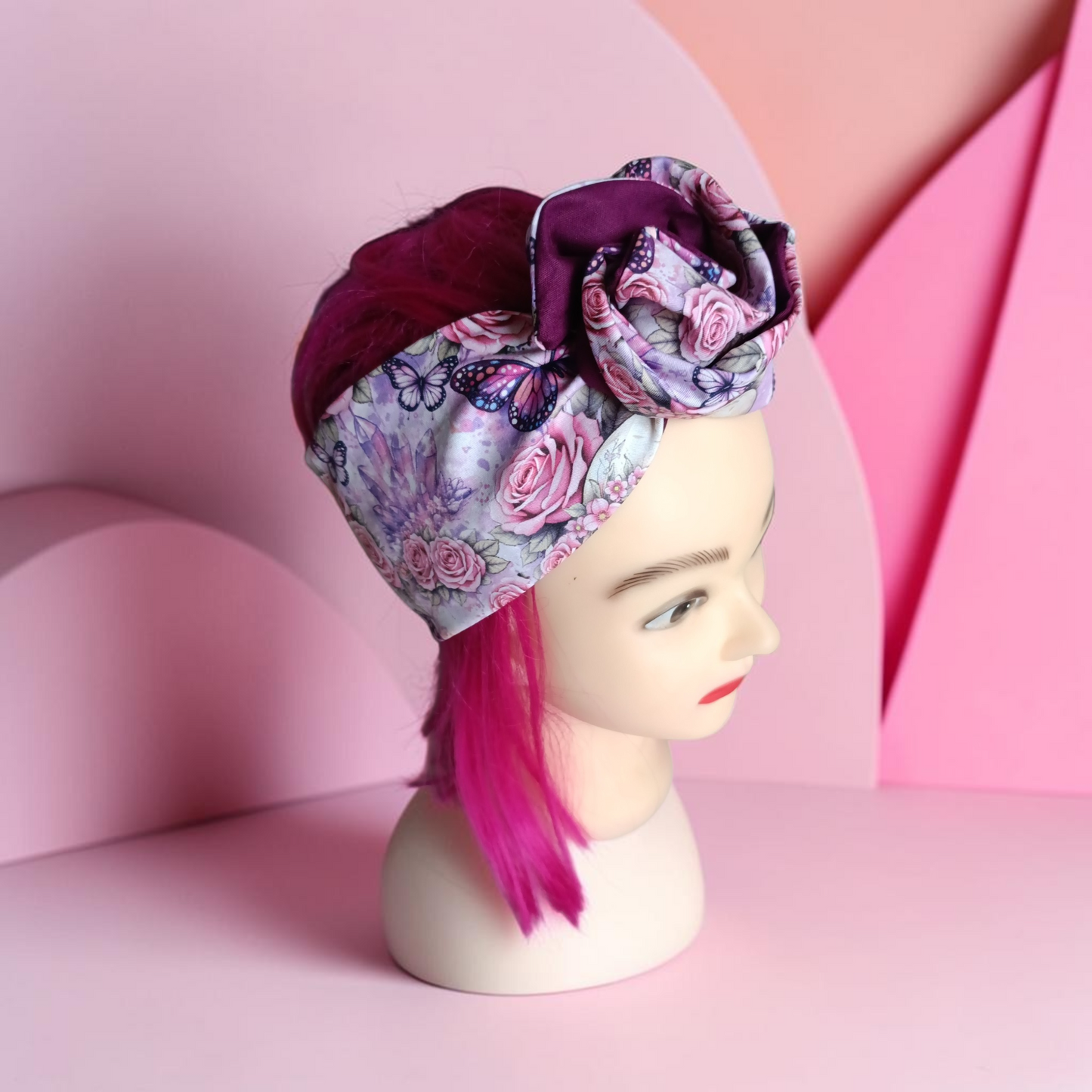 WIRED HEADWRAP | Channelled | Skulls & Flowers