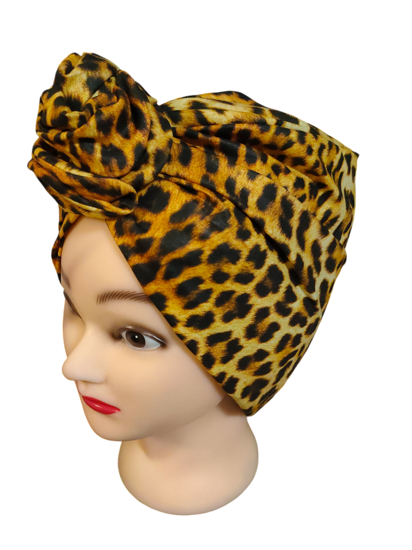 BETTY BOO WIRED TURBAN WRAP | Cheetah