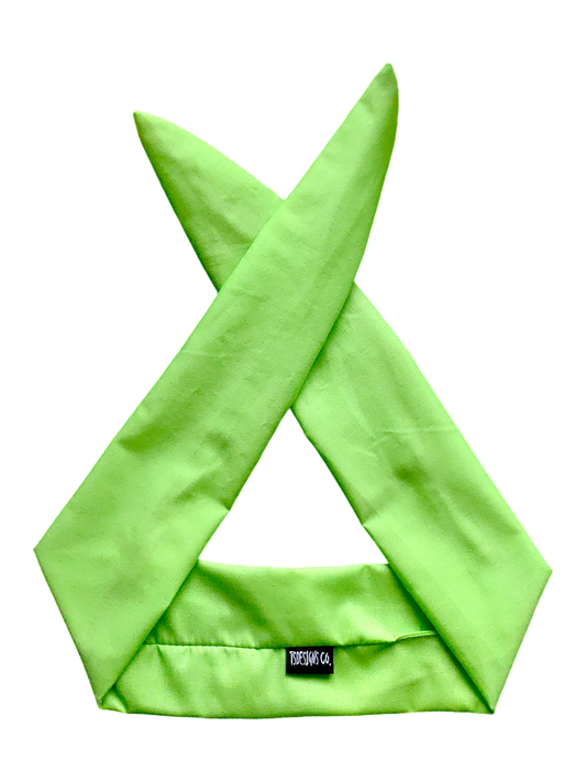 BETTY BOO BANDS™ WIRED HEADWRAP | Poplin Green | Lime