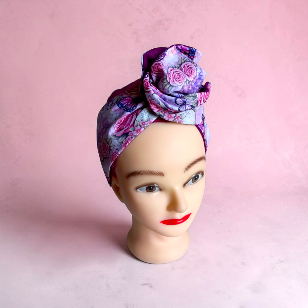 WIRED HEADWRAP | Channelled | Skulls & Flowers