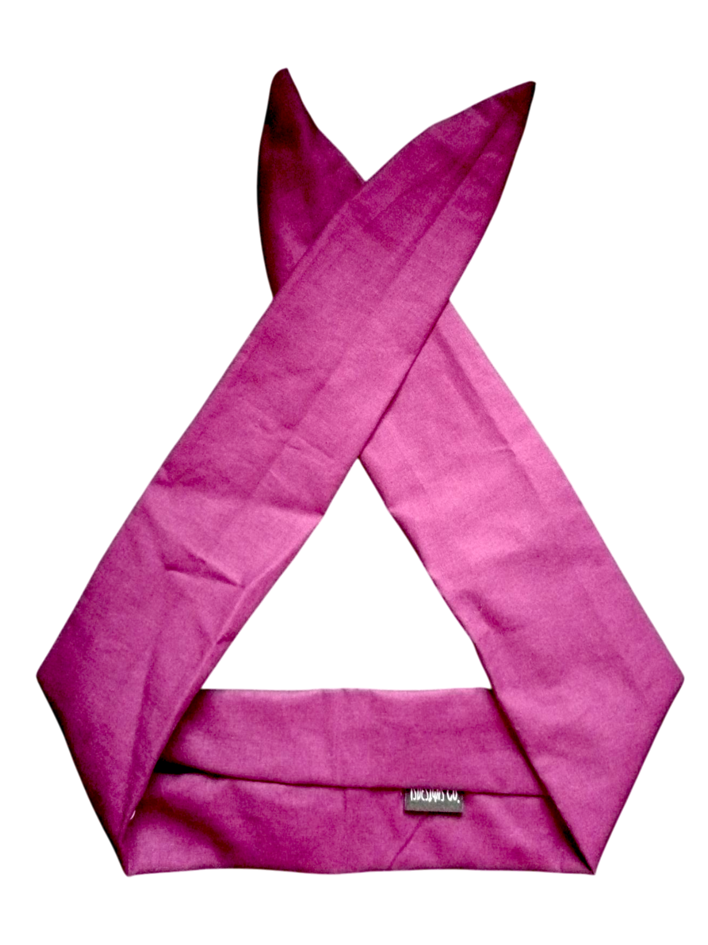 BETTY BOO BANDS™ WIRED HEADWRAP | + ZIP POCKET | Cotton Purple | Plum
