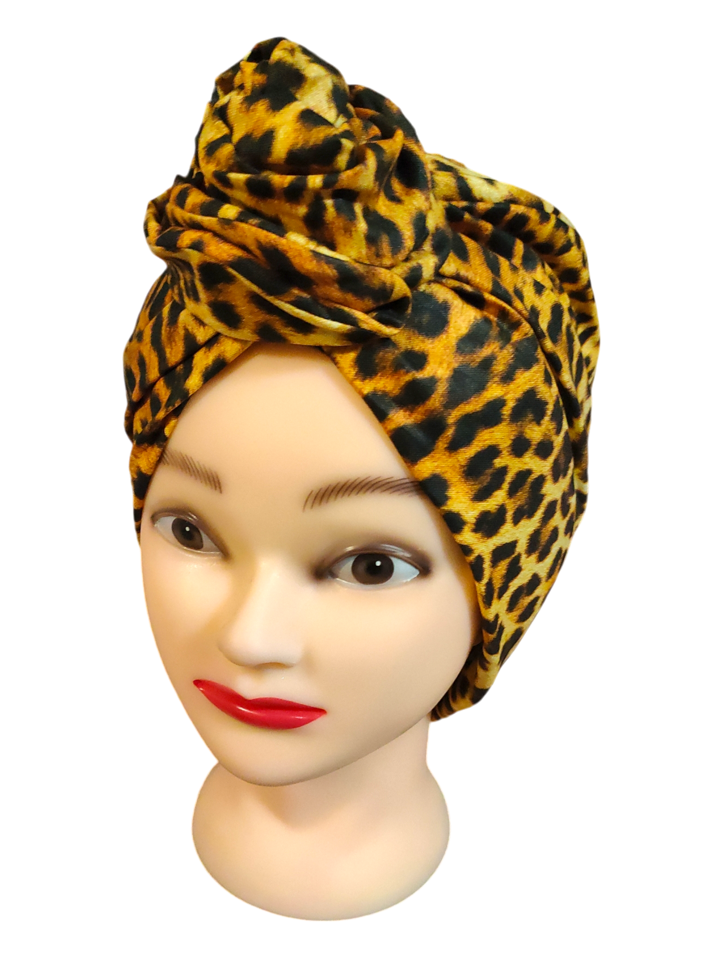 BETTY BOO WIRED TURBAN WRAP | Cheetah