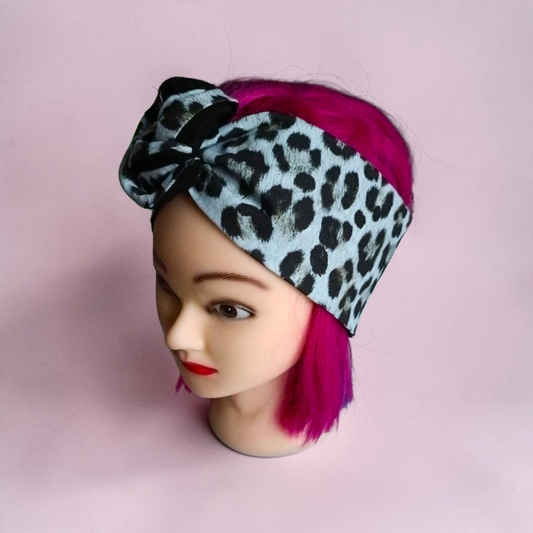 WIRED HEADWRAP | Channelled | Snow Leopard
