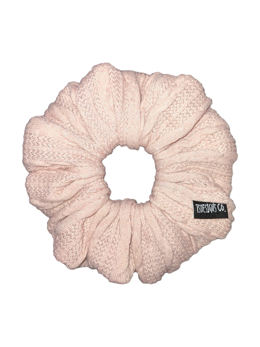 LARGE Knitted Ribbed Baby Pink