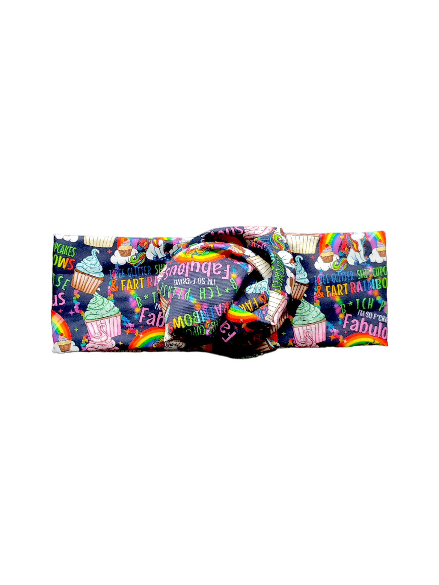 BETTY BOO BANDS™ WIRED HEADWRAP | 18+ Swear Band | B*tch Please I"m so F*cking Fabulous, I Pee Glitter Sh*t Cupcakes & F*rt Rainbows