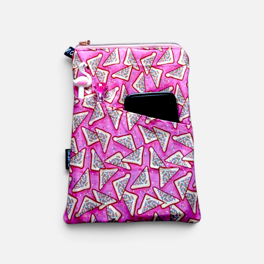 Book & Ebook Sleeve A5/A6 + 2-pen & Mobile Front Pockets | Fairybread