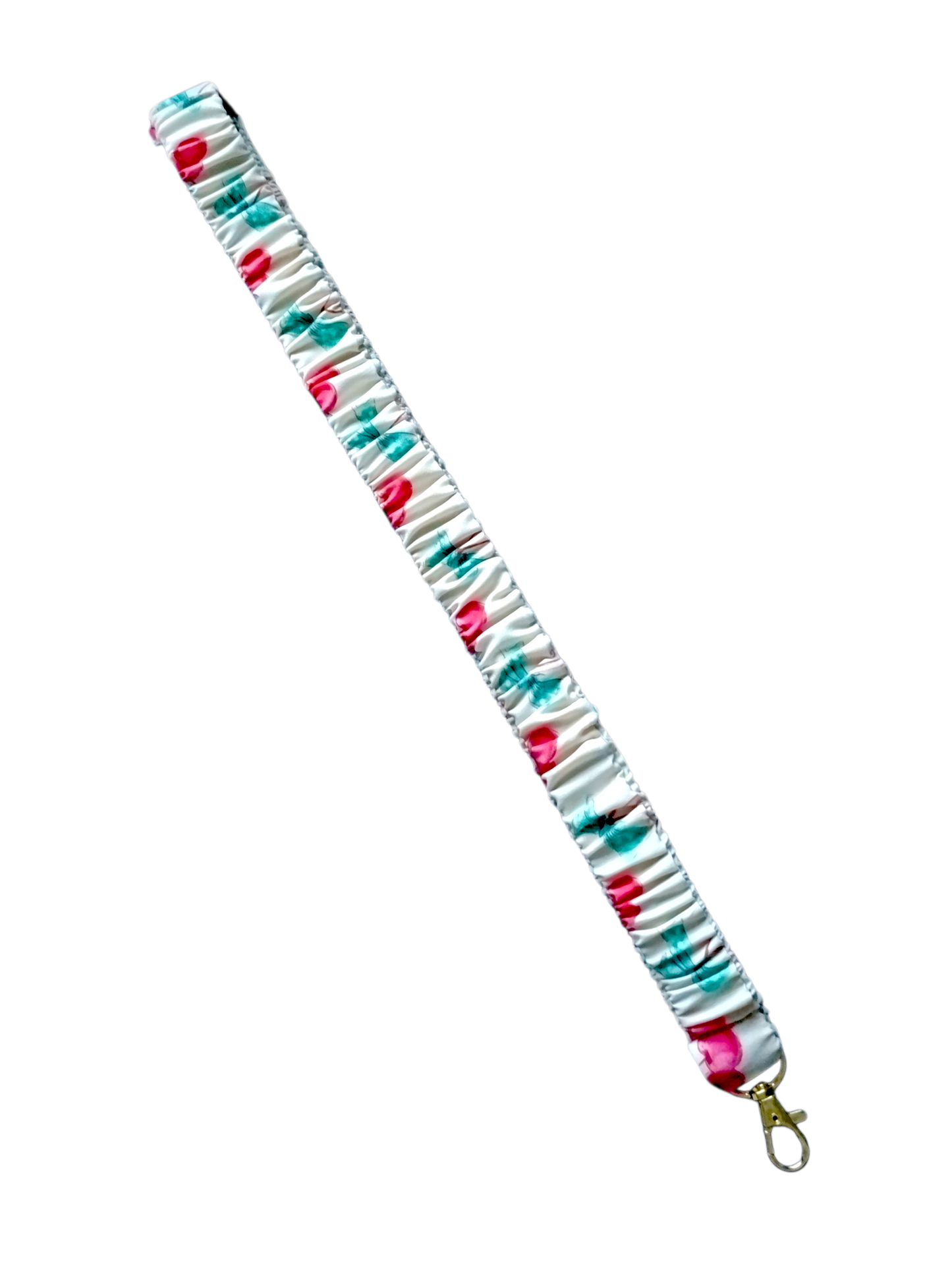 SCRUNCHIE LANYARD | Cute Cherries + Bows