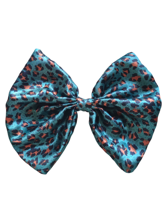 BOWS | XXL SINGLE | Satin Leopard | Green