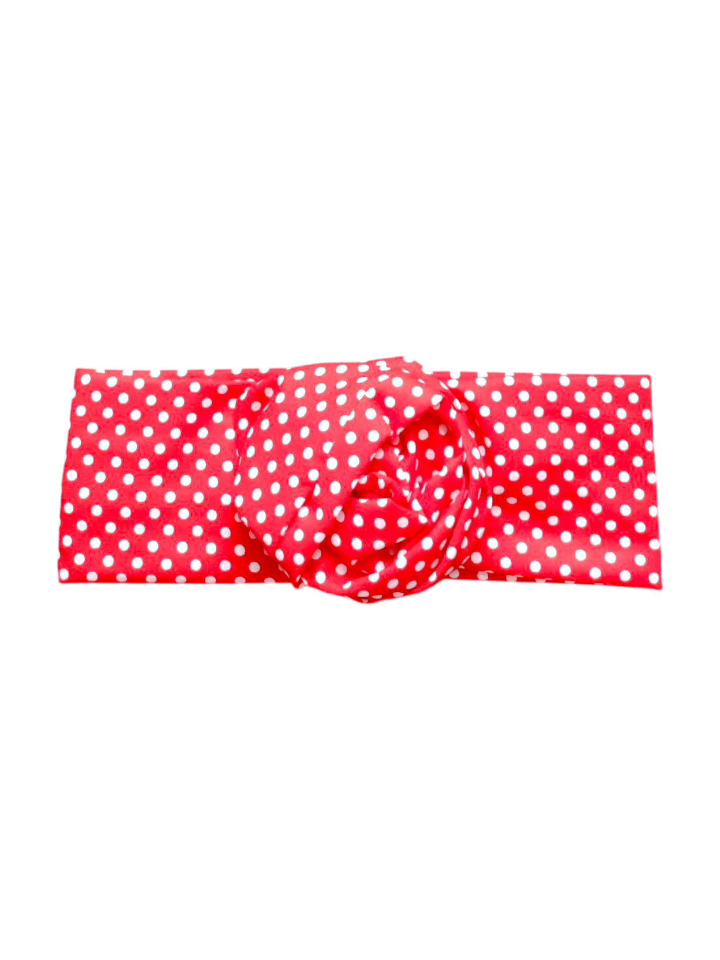 BETTY BOO BANDS™ WIRED HEADWRAP | Red with Mini Polkadots
