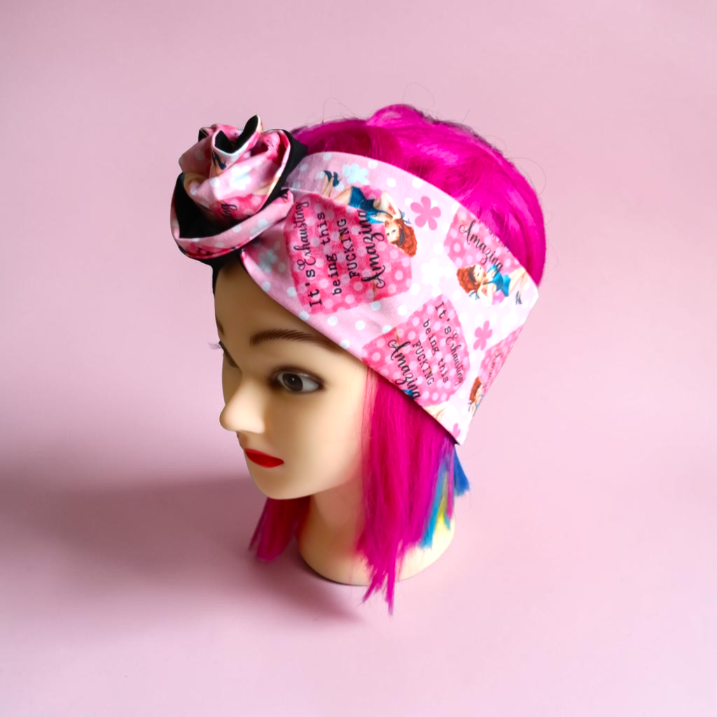 WIRED HEADWRAPS CHANNELLED