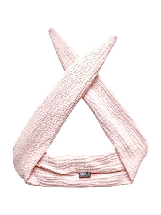 BETTY BOO BANDS™ WIRED HEADWRAP | Muslin Cotton | Dusty Pink