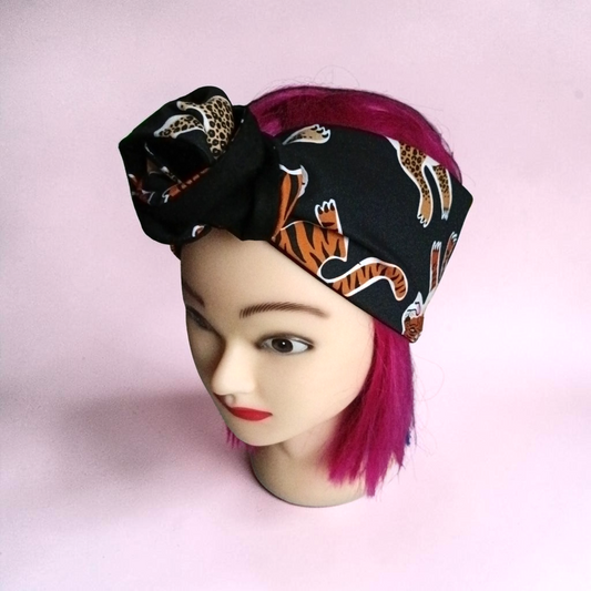 WIRED HEADWRAP | Channelled | Big Cats