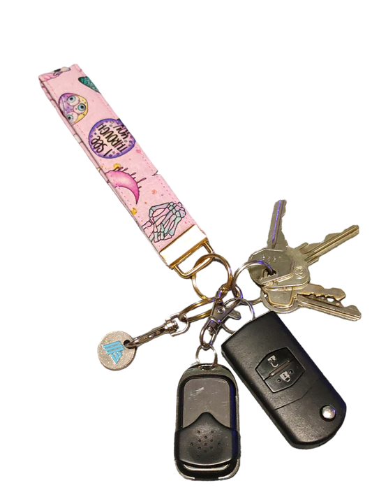 KEY FOB WRISTLET Witchy Magic | Pastels (17cm x 2.5cm approx)