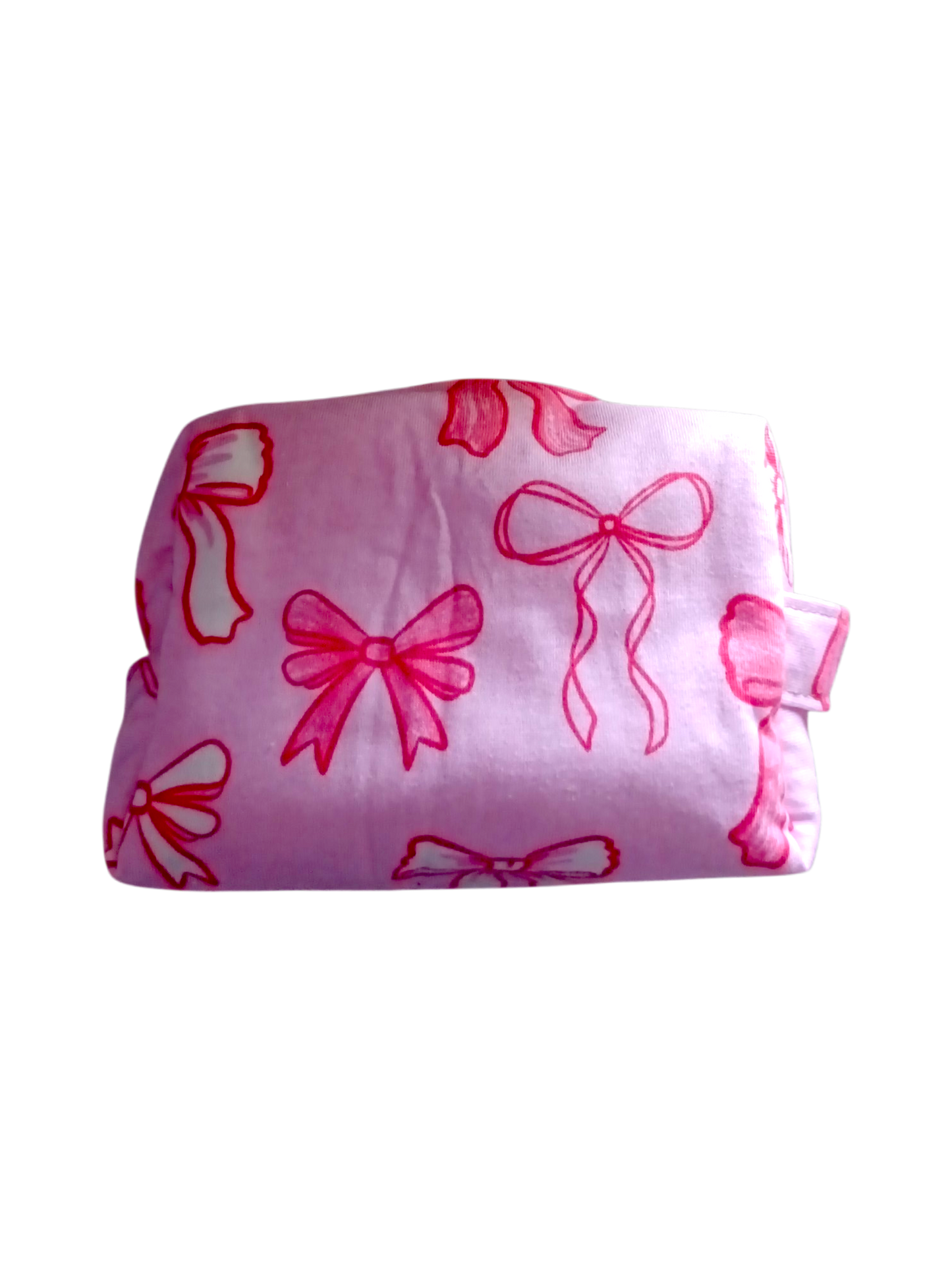 COSMETIC + CARRY ALL BAG  | Pink Bows