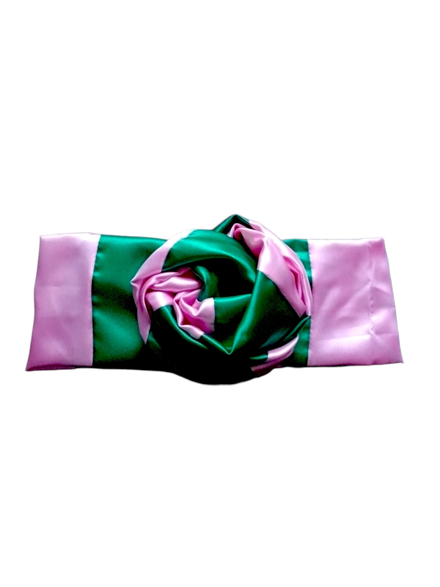 BETTY BOO BANDS™ WIRED HEADWRAP | Satin Green & Pink