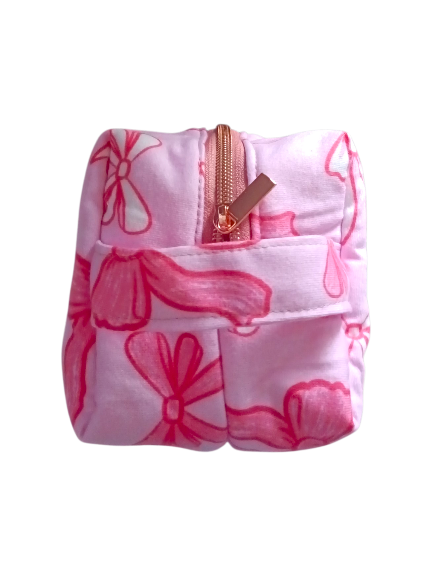 COSMETIC + CARRY ALL BAG  | Pink Bows