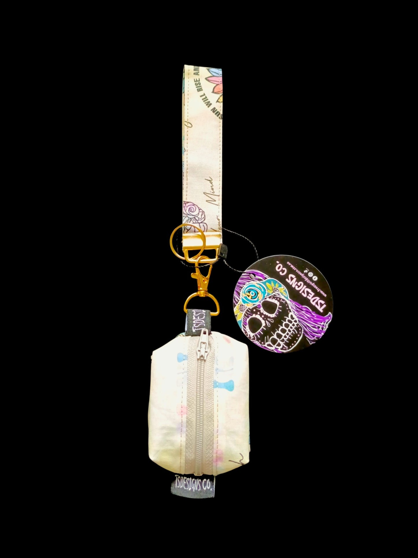 KEY WRISTLET + MINI COIN BAG | Positive Affirmations