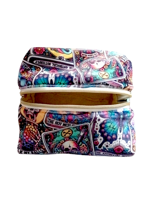 COSMETIC + CARRY ALL BAG  | Sweary Tattoo Tarot