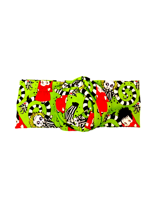 BETTY BOO BANDS™ WIRED HEADWRAP |  Tim Burton | Green & Red