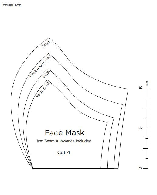 Re-usable Fabric Face Masks | Mini Skulls | 3ply
