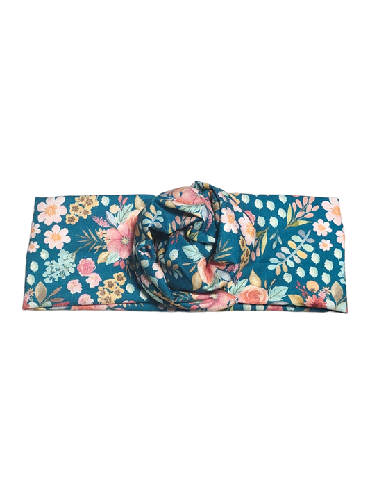 BETTY BOO BANDS™ WIRED HEADWRAP | Teal Garden
