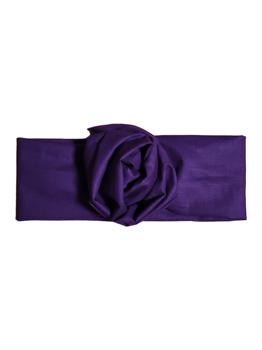 BETTY BOO BANDS™ WIRED HEADWRAP | Cotton Deep Purple