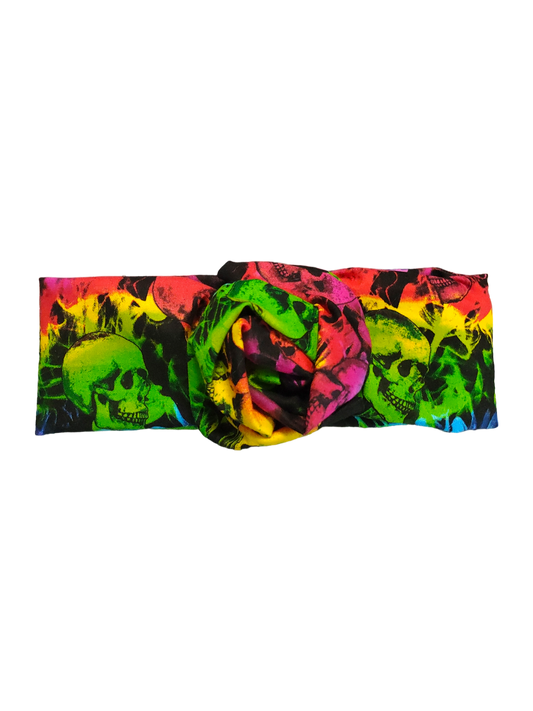 BETTY BOO BANDS™ WIRED HEADWRAP | Skulls | Rainbow