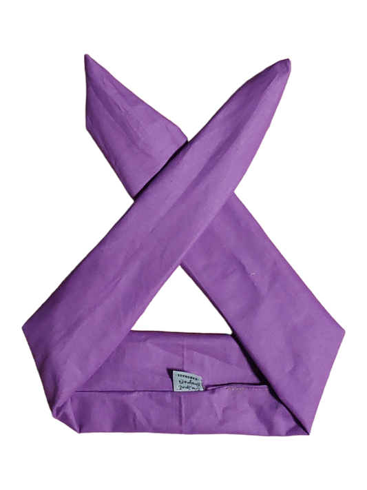 BETTY BOO BANDS™ WIRED HEADWRAP | Cotton Purple | Violet