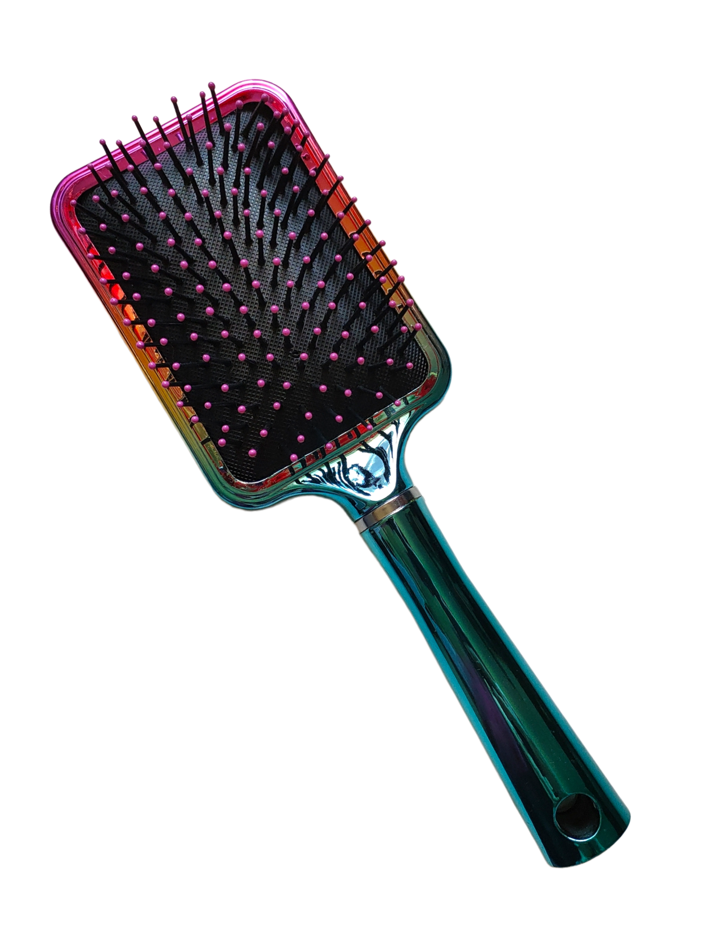 HAIR DETANGLE BRUSH | Iridescent Rainbow