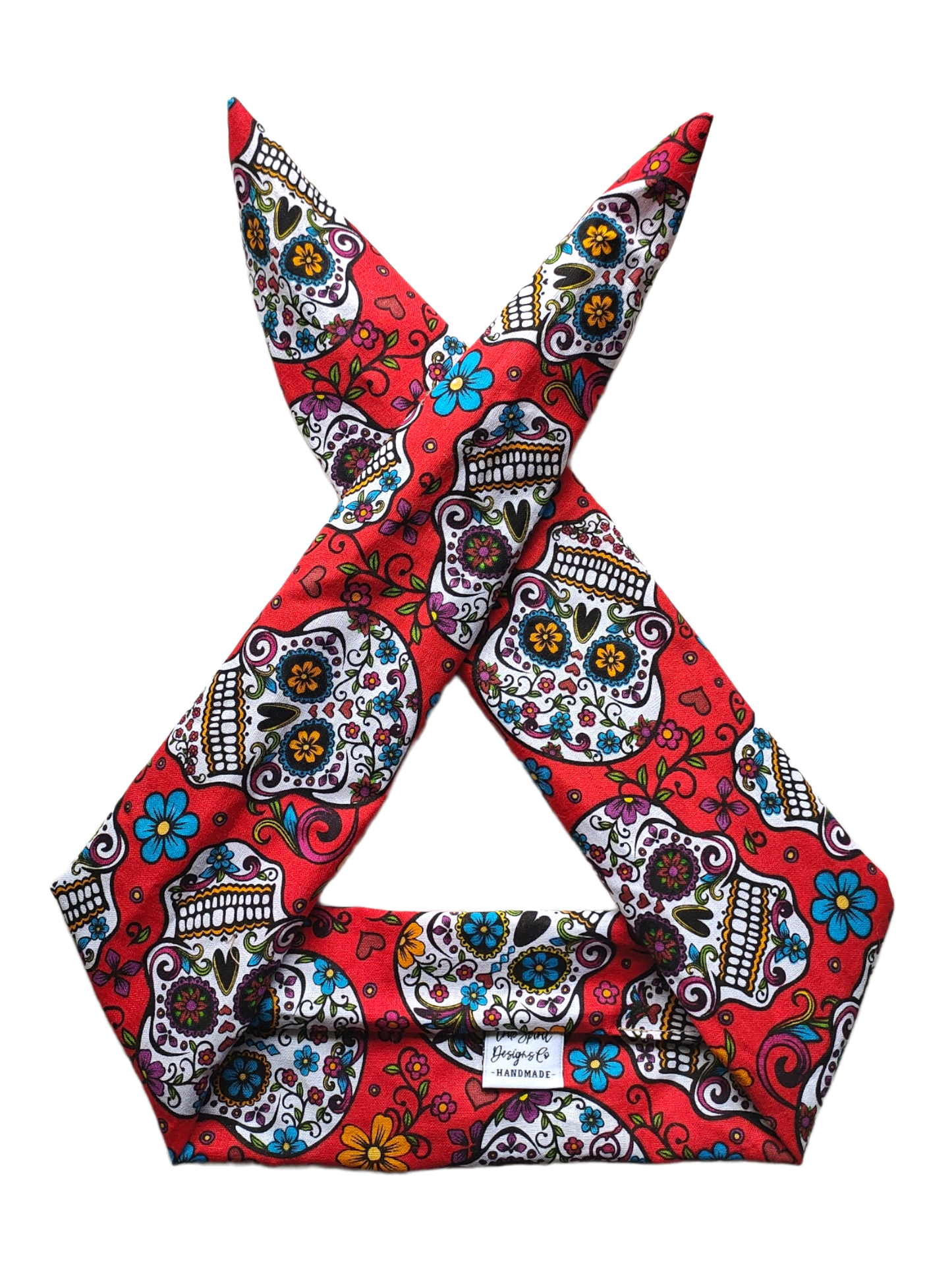 BETTY BOO BANDS™ WIRED HEADWRAP | Red Day of the Dead