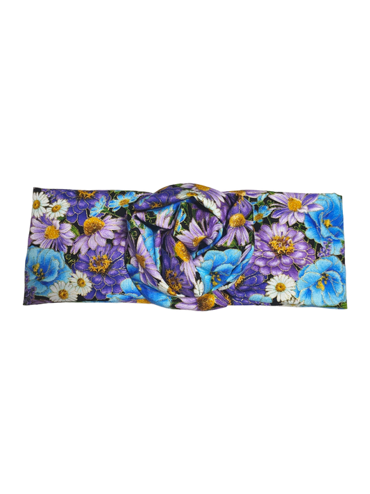 BETTY BOO BANDS™ WIRED HEADWRAP | Florals | Purple & Blue