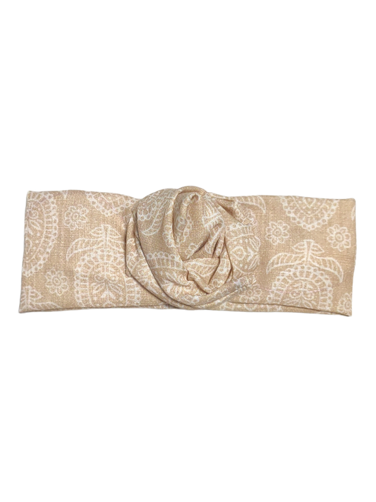 BETTY BOO BANDS™ WIRED HEADWRAP | Boho Paisley Nude