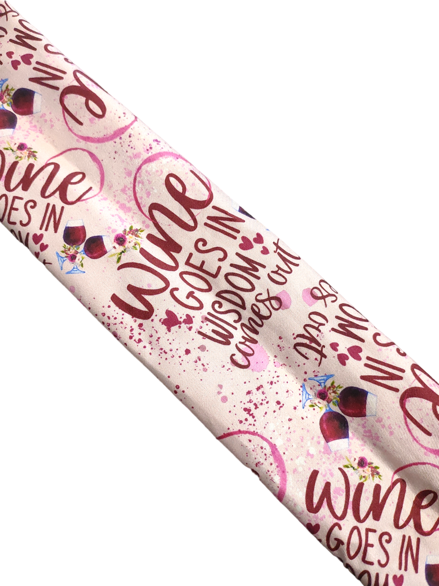 BETTY BOO BANDS™ WIRED HEADWRAP | 18+ Swear Band | Wine Goes In, Wisdom Comes Out