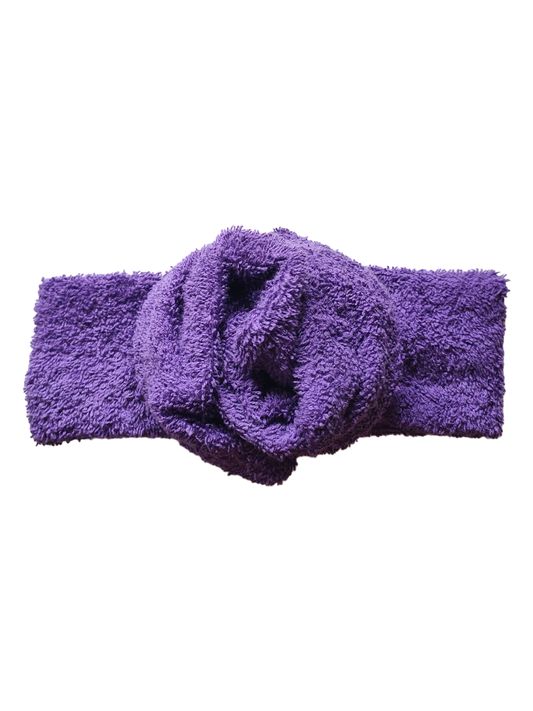BETTY BOO BANDS™ WIRED HEADWRAP | Terry Towel Purple