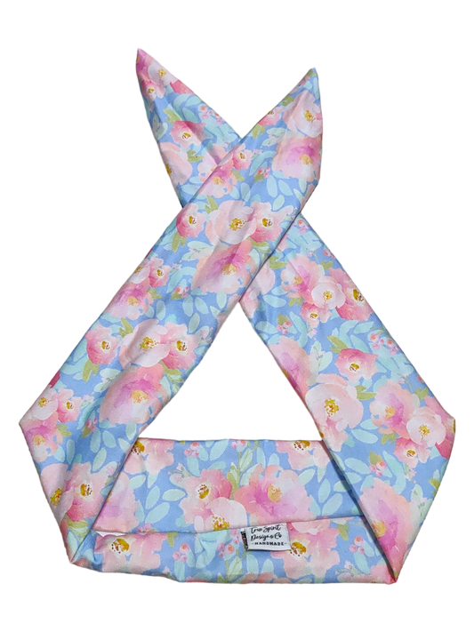 BETTY BOO BANDS™ WIRED HEADWRAP | + ZIP POCKET | Pastel Florals